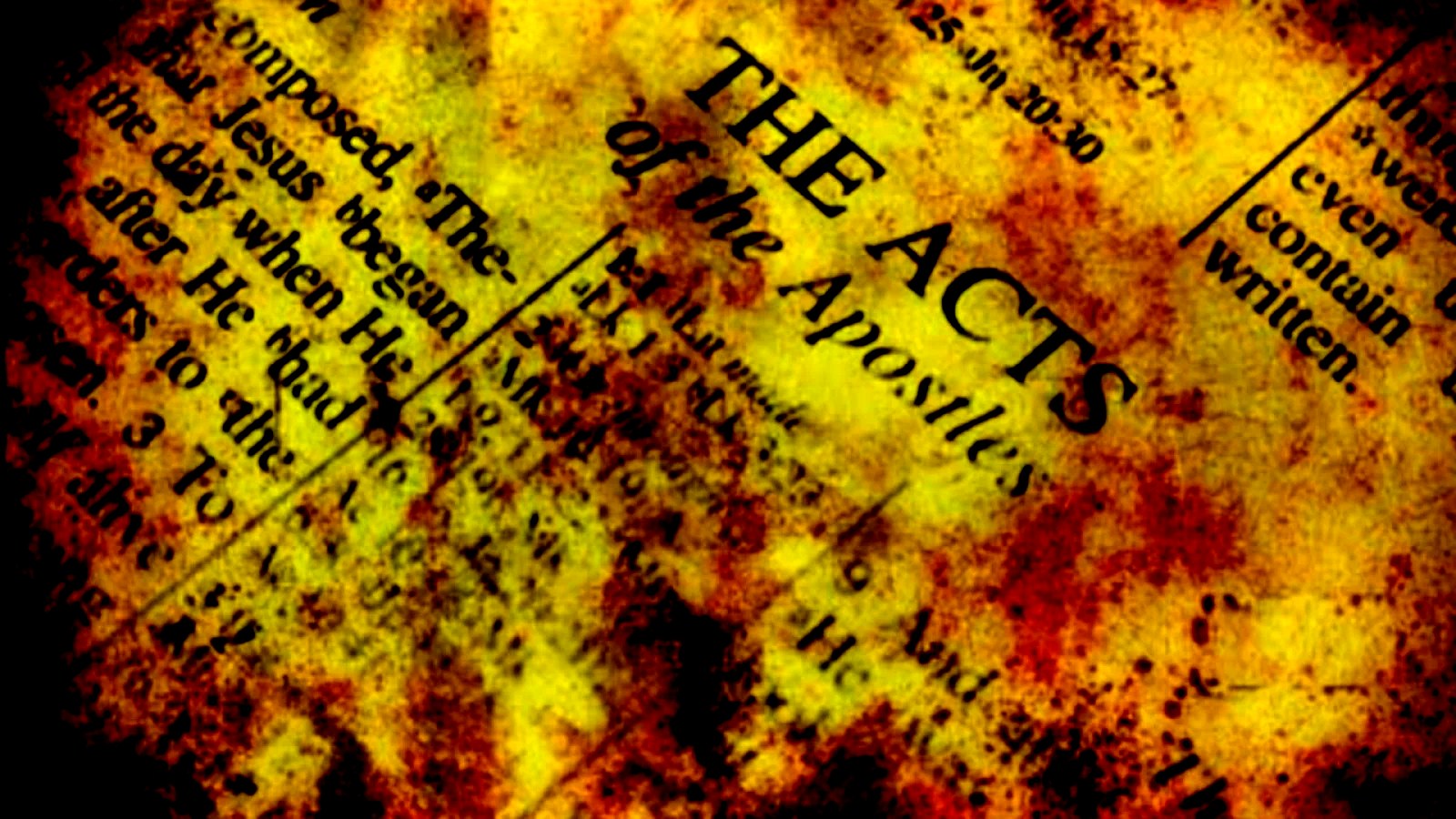 Acts 2 background - old manuscript